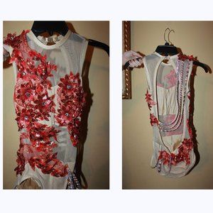 Custom Dance Costume Red